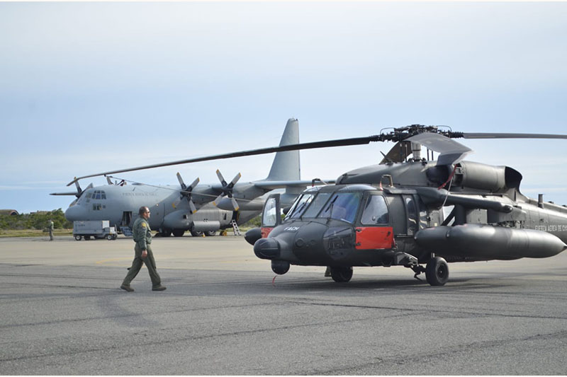 AERONAVES, BUQUES Y EFECTIVOS DE SIETE PAÍSES PARTICIPAN EN LA BÚSQUEDA DEL AVIÓN C-130 HÉRCULES