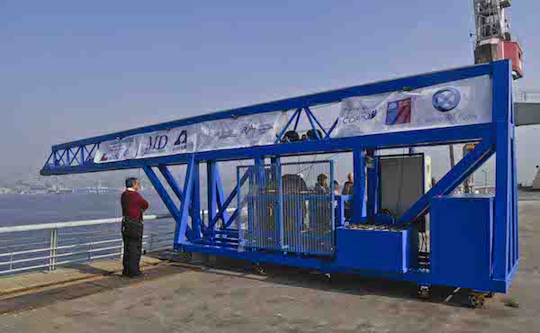 INSTALAN PROTOTIPO DE ENERGÍA UNDIMOTRIZ EN MUELLE BARÓN