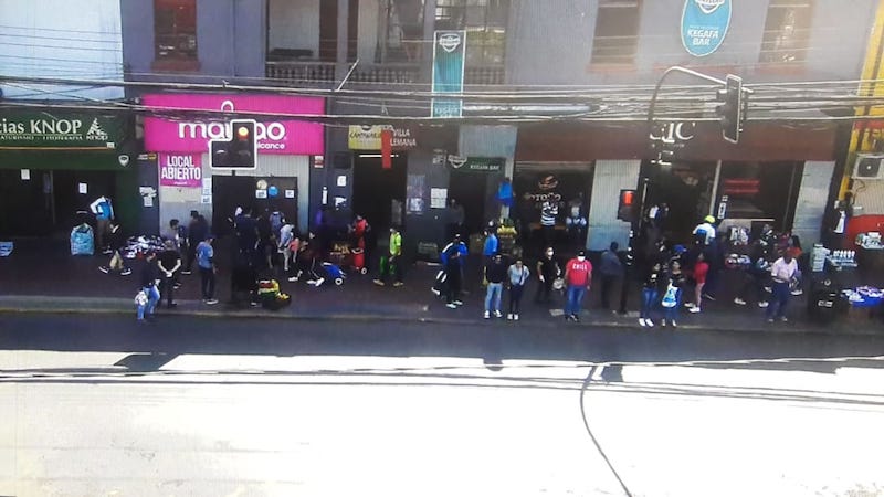 VILLA ALEMANA RECURRE A LA ARMADA  PARA CONTROL DE COMERCIO AMBULANTE