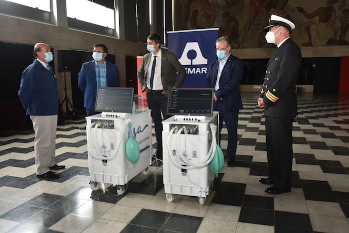 ASMAR Y UDEC ENTREGAN 10 VENTILADORES MECÁNICOS AL HOSPITAL REGIONAL DE CONCEPCIÓN