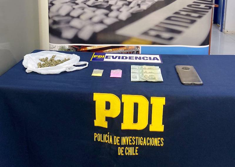 PDI DETIENE EN OLMUÉ A SUJETO QUE COMERCIALIZABA DROGAS POR APLICACIÓN DE INTERNET
